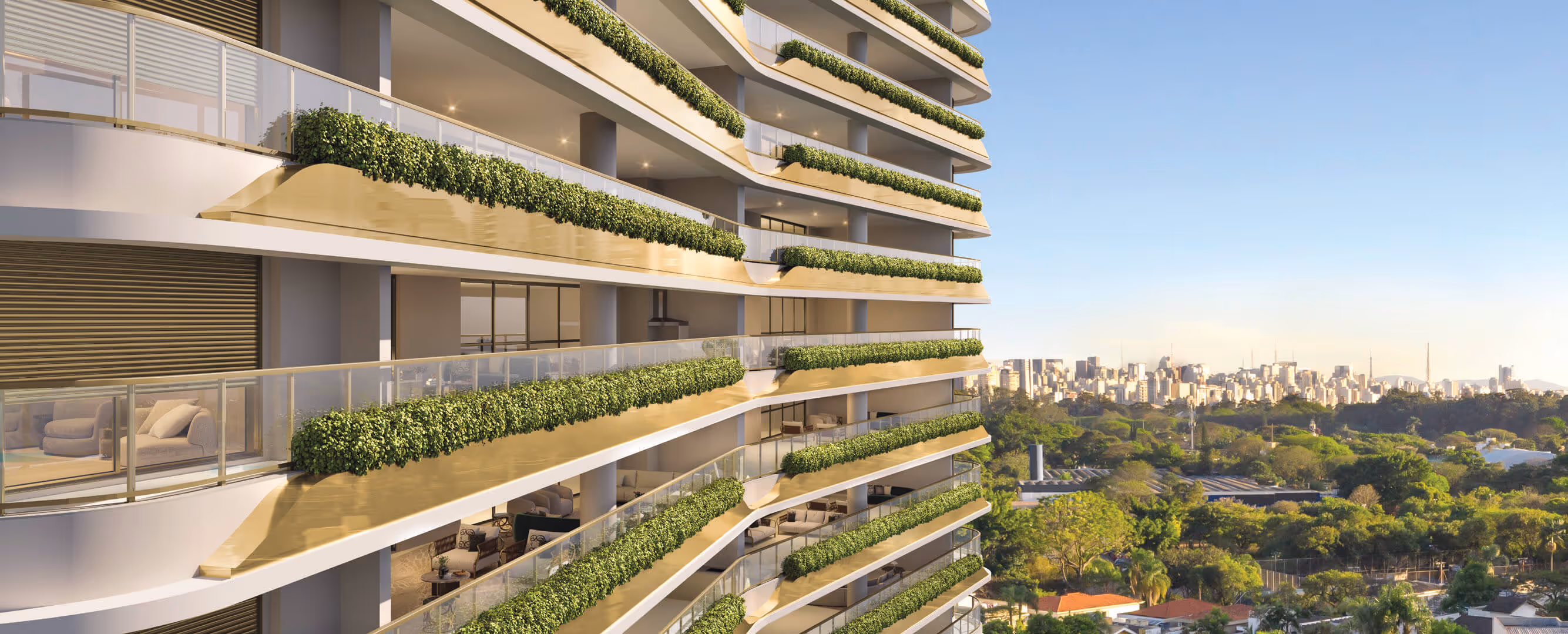 Saffire Moema Lavvi — Detalhe da Fachada Arquitetura MCAA By Elie Saab
